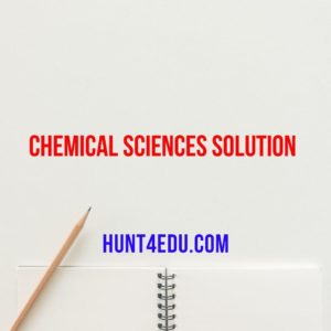 chemical science series