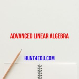 advanced linear algebra by bruce n cooperstein