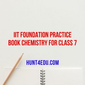 iit foundation practice book chemistry for class 7