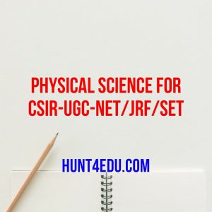 physical science for csir-ugc-net/jrf/set